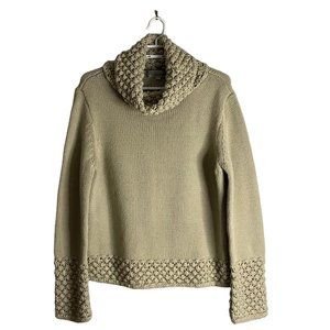 Cozy Cowl Neck Sweater - Beige